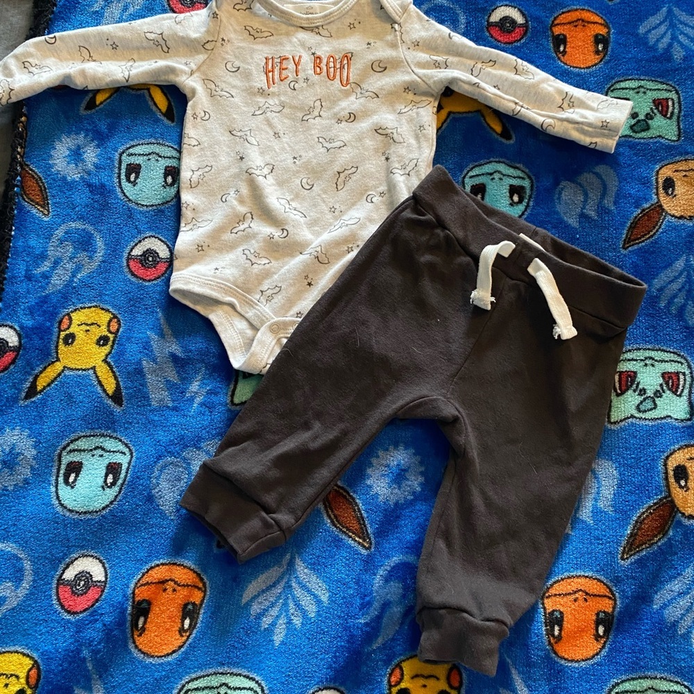Starting Out Gray and Black Kids Matching Set
